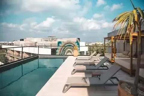 Modern Studio w/ Balcony in Trendy Tulum
