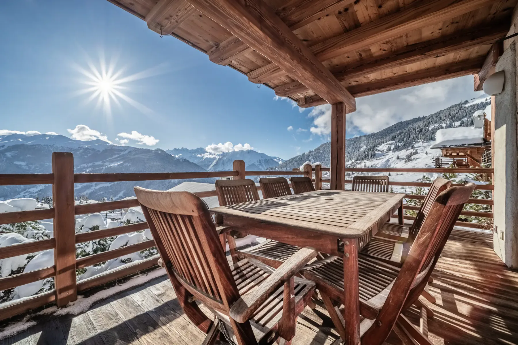 Terrace Capel Apartment Verbier