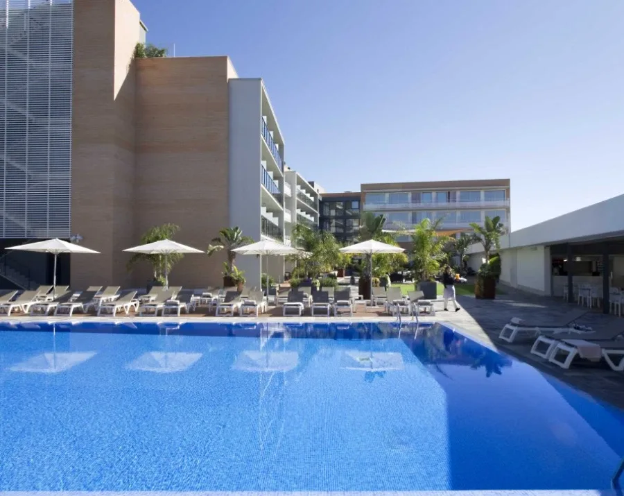 Hotel garden