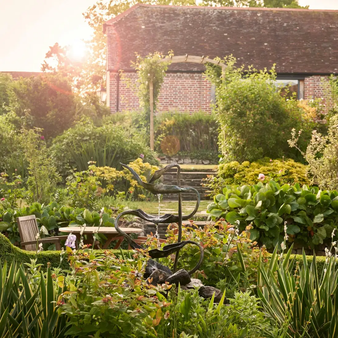 Hotel garden