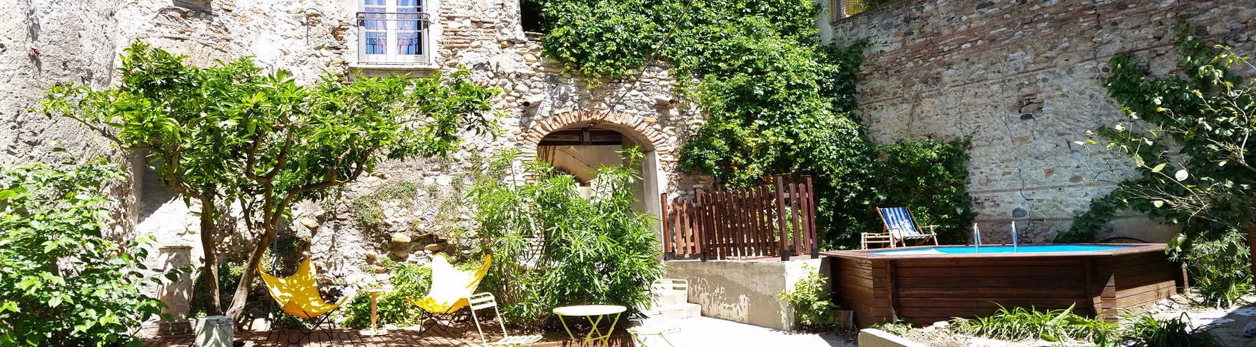 Exterior and pool