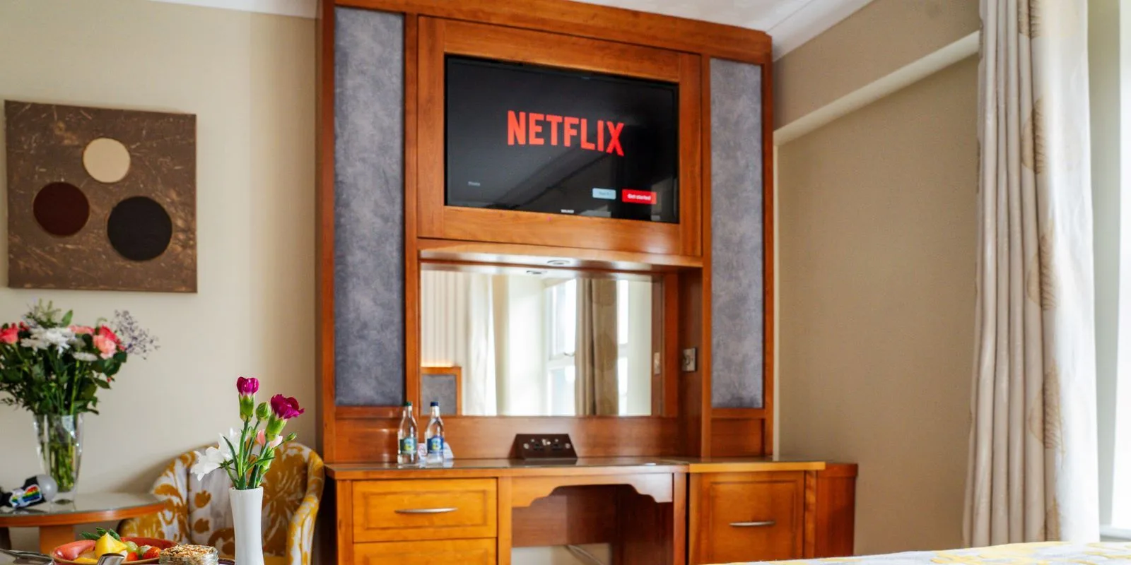 Habitación con televisión