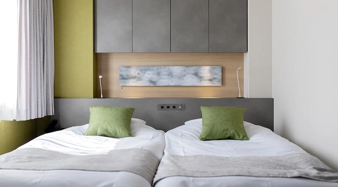 Habitación ejecutiva con dos camas individuales