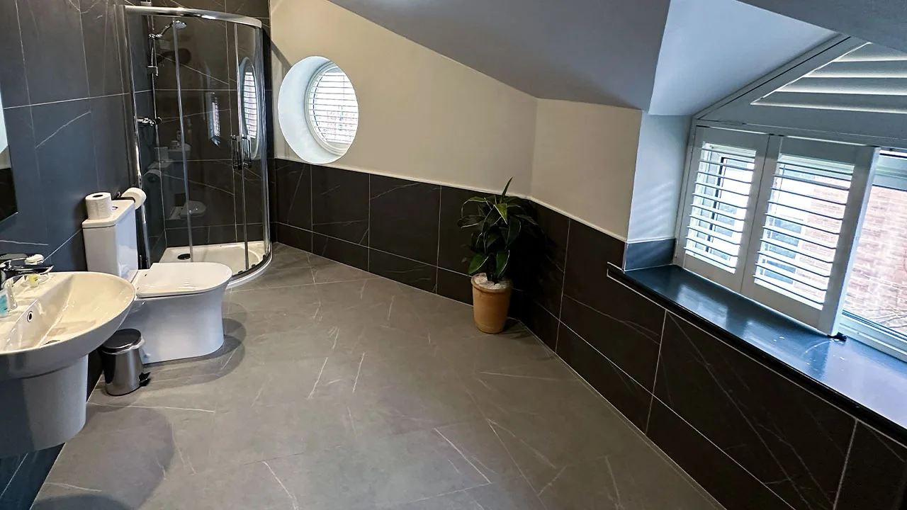 Baño del hotel