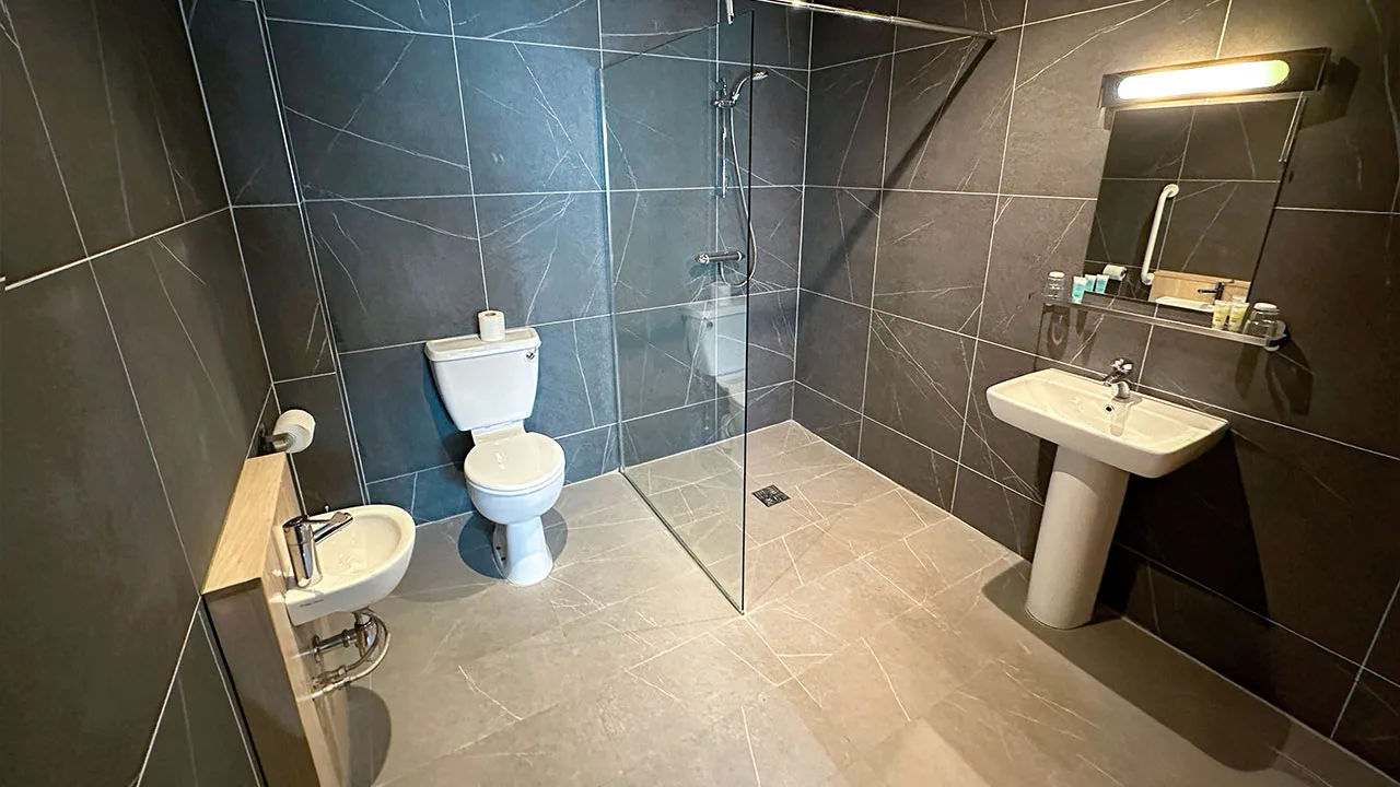 Baño del hotel