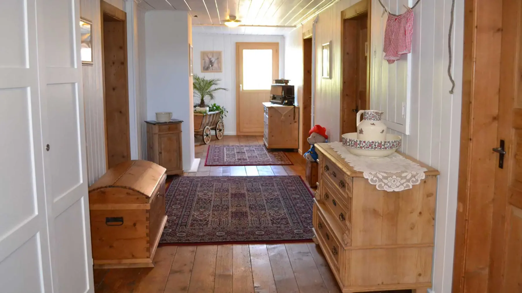Zona de habitaciones para huéspedes