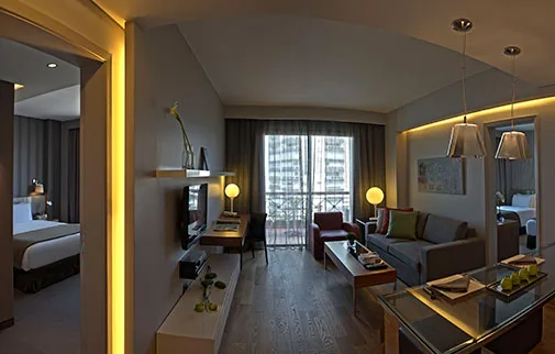 Foto de una habitación o del alojamiento ParkTower Suites
