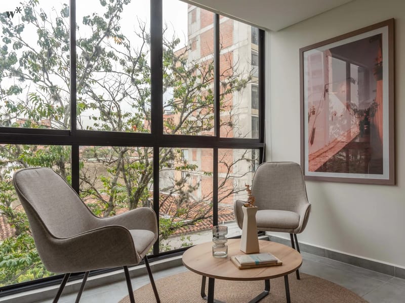 Intimate 2BR in Laureles w/ AC