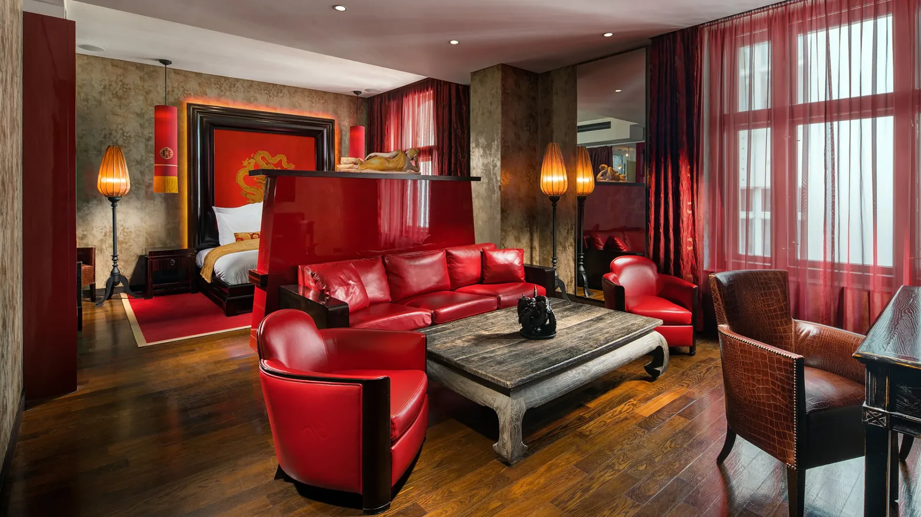 Hotel room interior