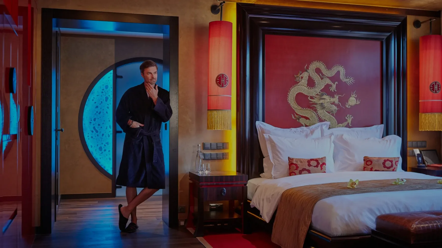 Interior de la habitación del hotel
