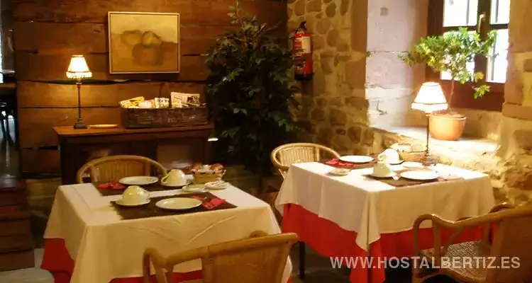 Breakfast at Hostal Bertiz