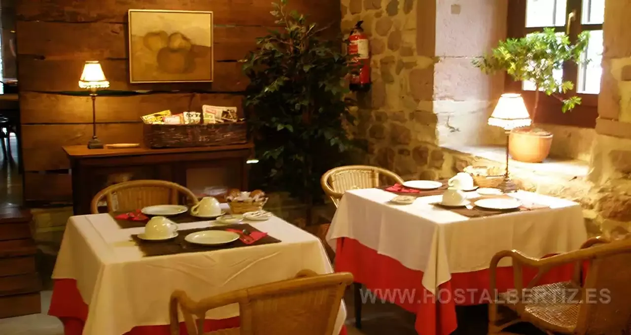Breakfast at Hostal Bertiz