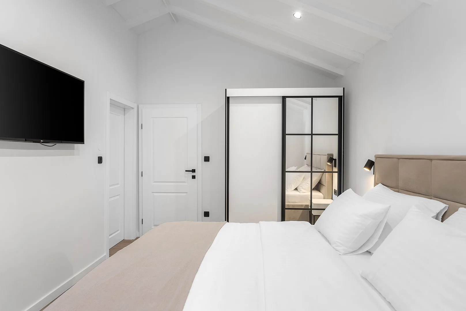 There is a Bedroom NO4 with a king size bed