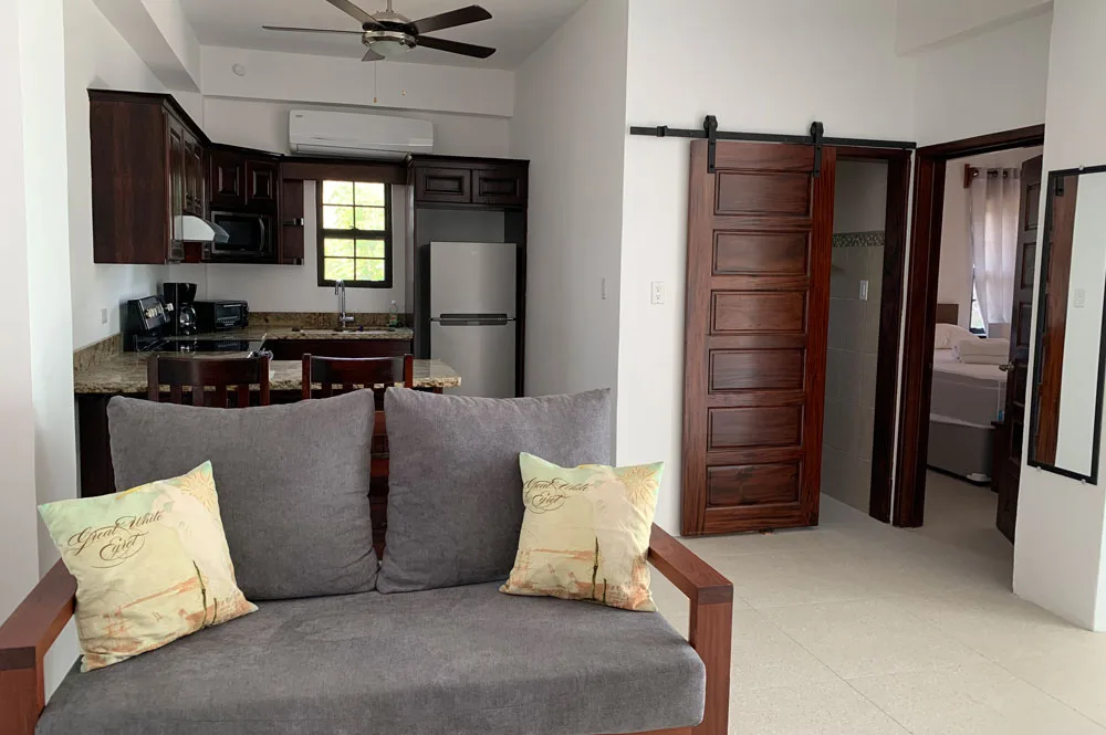 Sala de estar de Crab Pad Pool