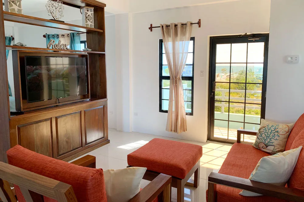 Sala de estar de Starfish Cove