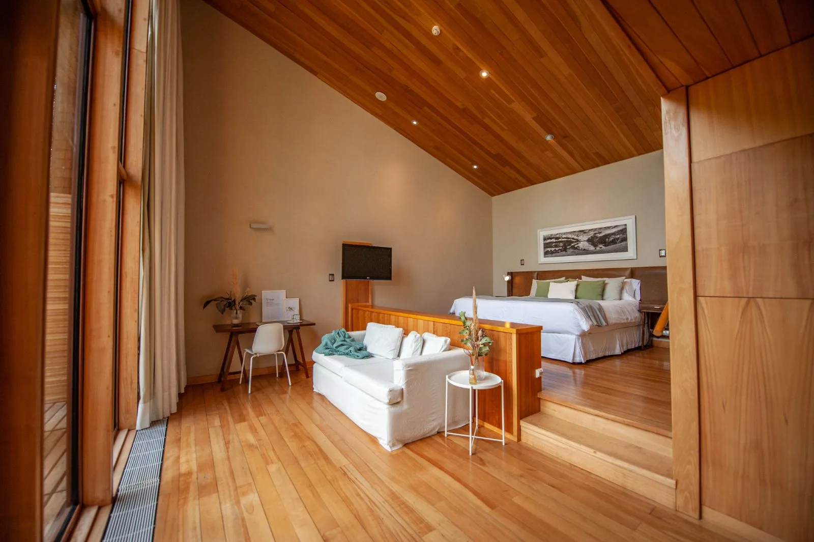 Premium Suite living area and bedroom