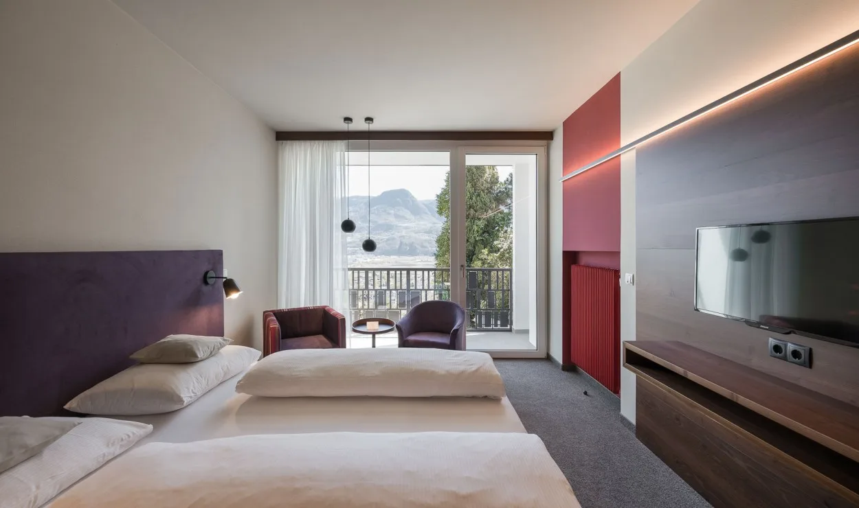 Habitación doble superior, orientada al valle