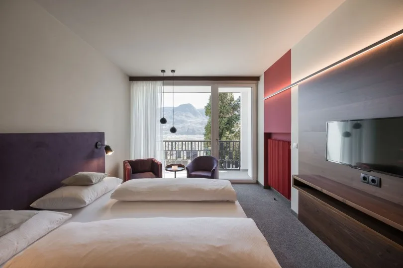 Habitación doble superior, orientada al valle