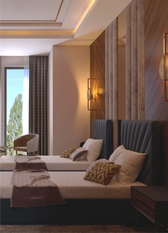 Hotel rooms