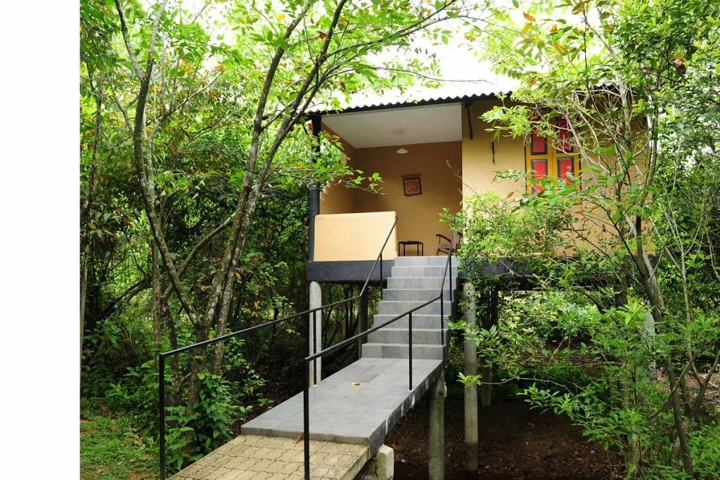 Cabaña con aire acondicionado