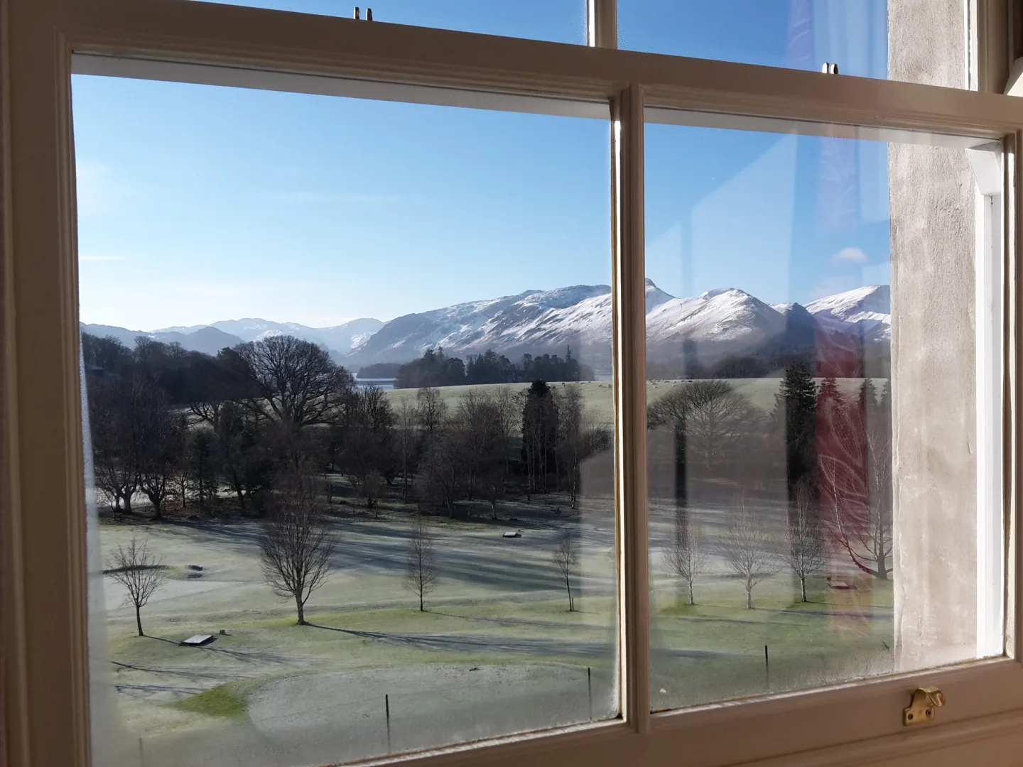 From a bedroom window.