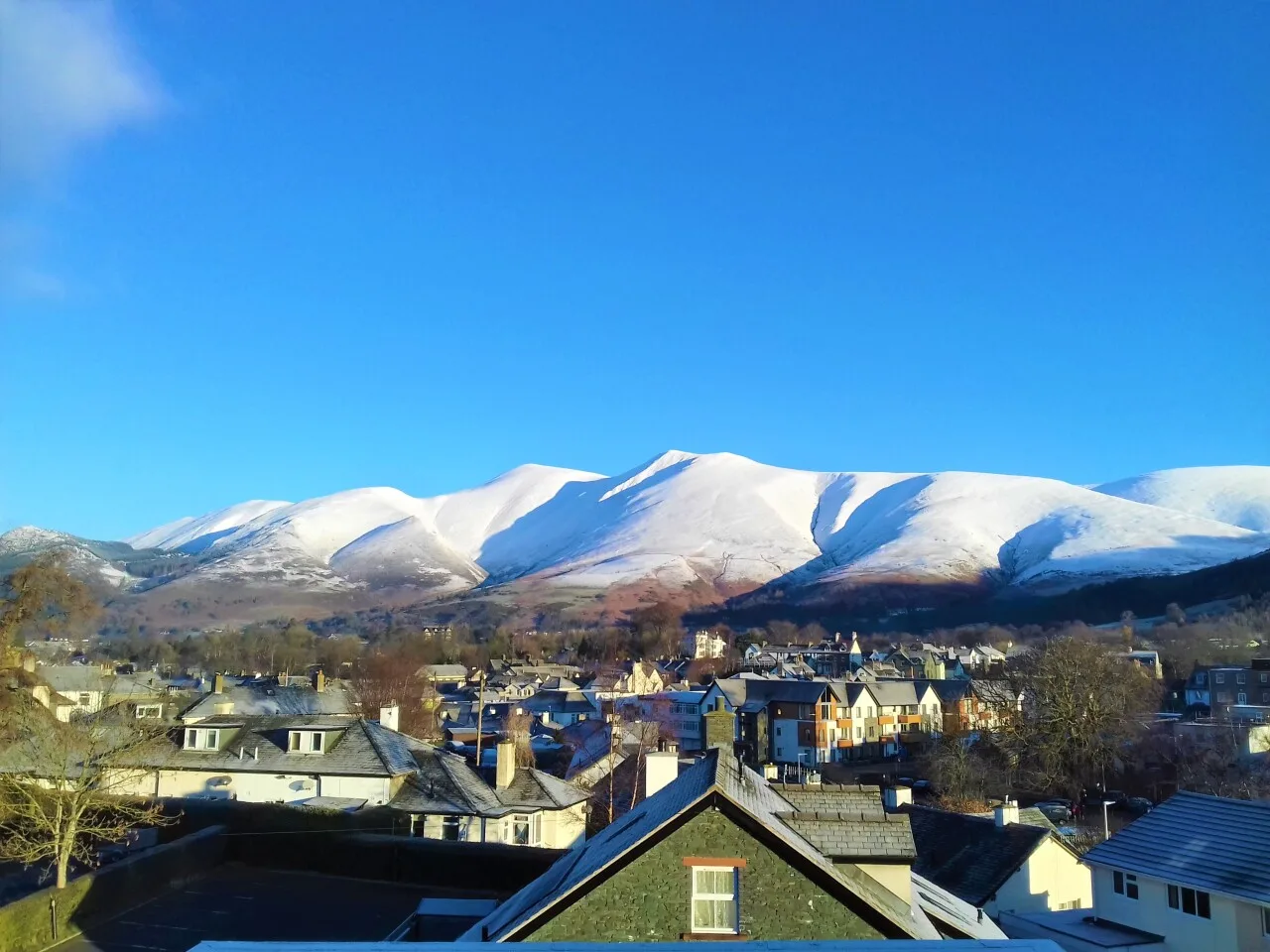 Looking over Skiddaw