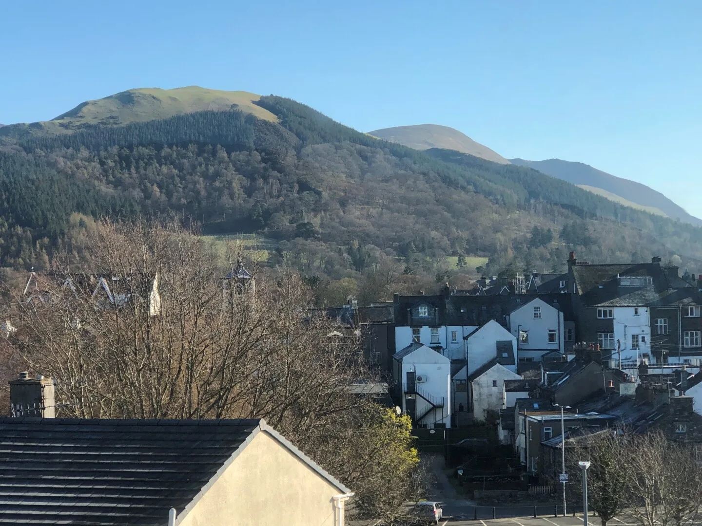 Across the town to Blencathra.
