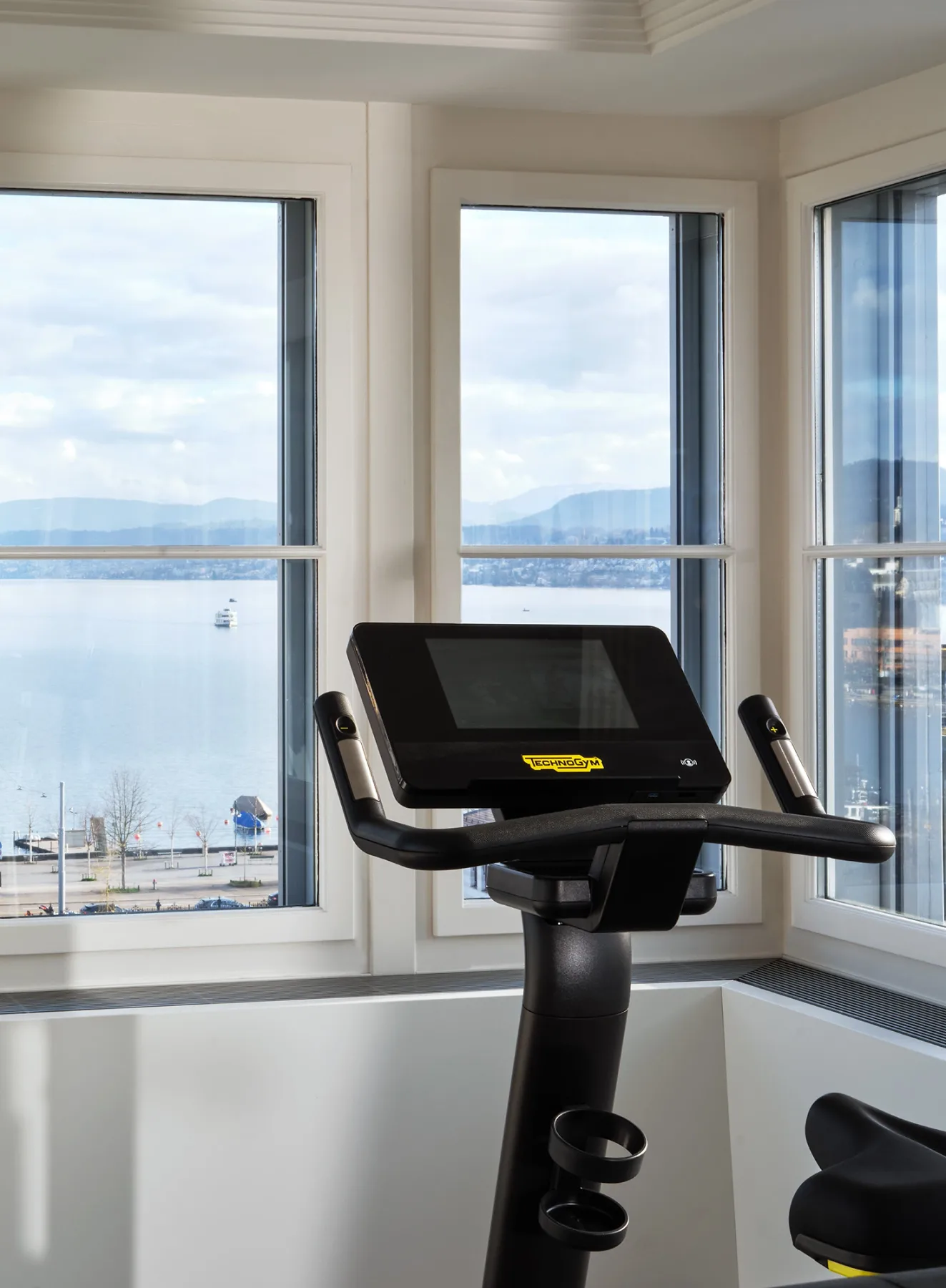 Zona de gimnasio del hotel