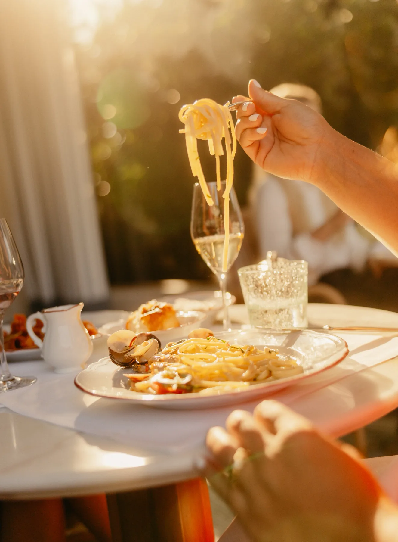 Comida en la terraza de Marguita