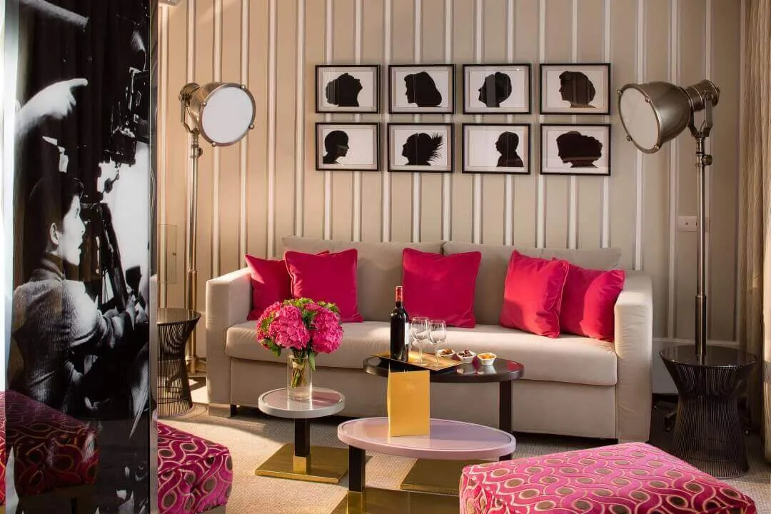 Sala de estar de la suite júnior