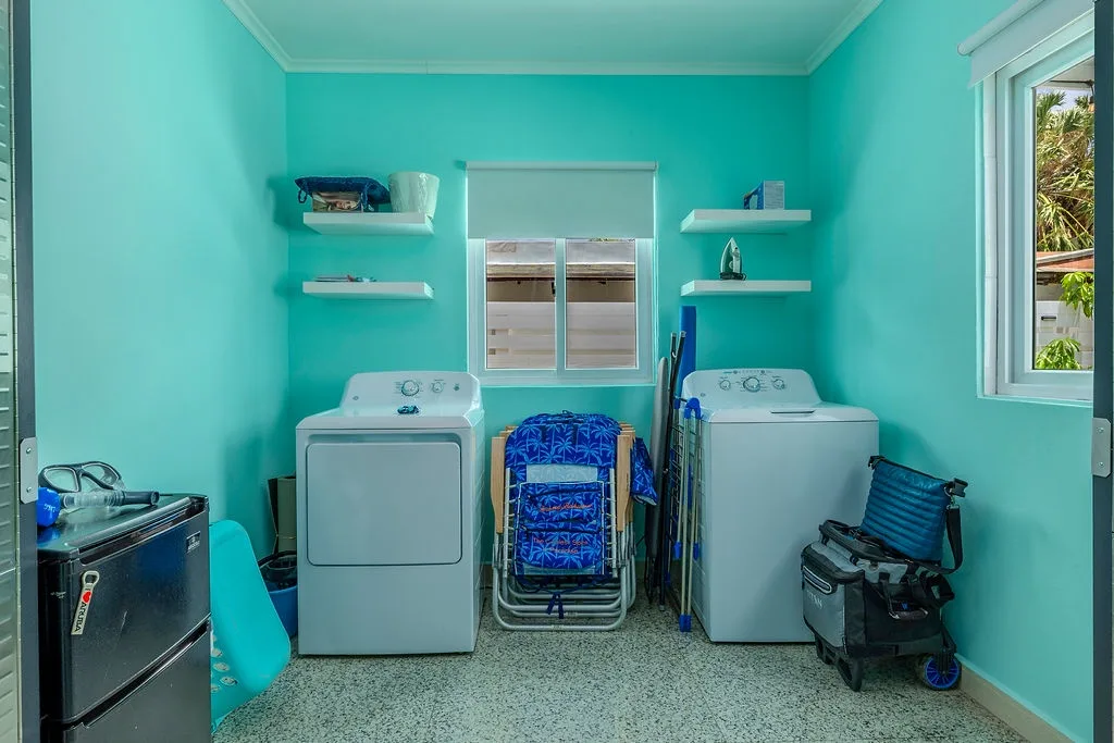 Your dedicated laundry room features a full-size washer and dryer, so you can pack light and keep your vacation wardrobe fresh.