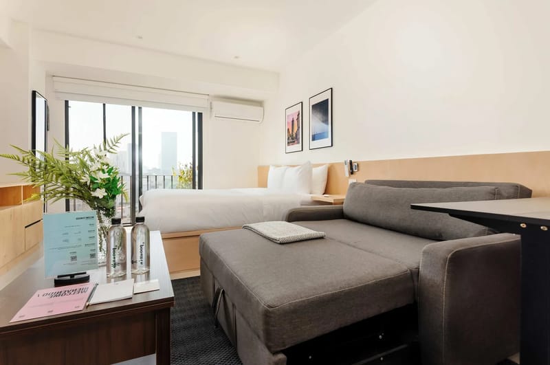 Elegant Loft w/ Balcony & AC in Cuauhtémoc