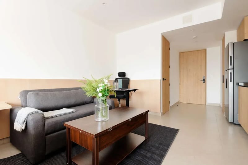 Elegant Loft w/ Balcony & AC in Cuauhtémoc
