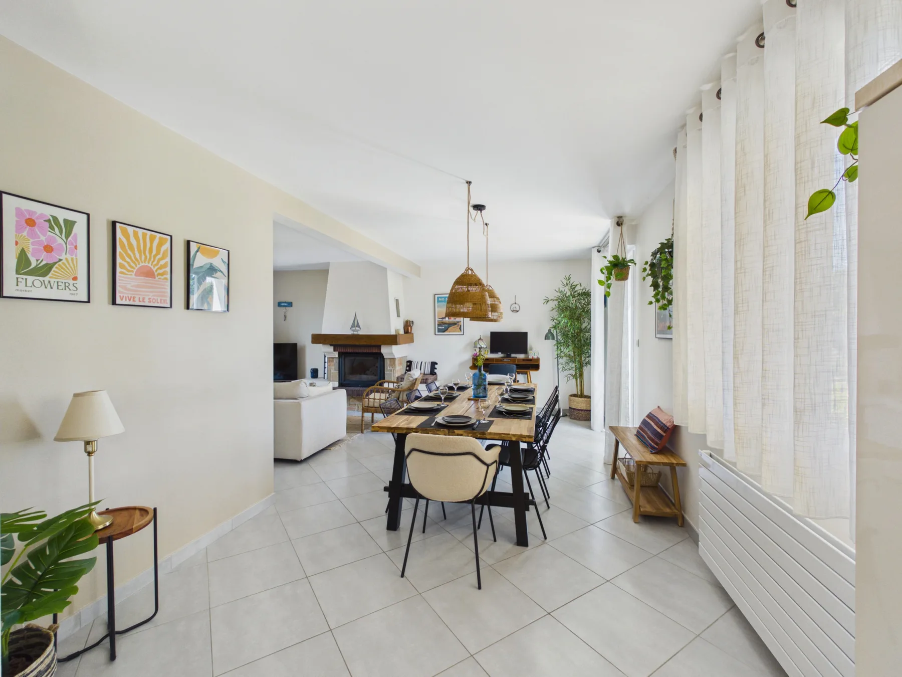 Casa de vacaciones en Tréméoc con jardín cerrado