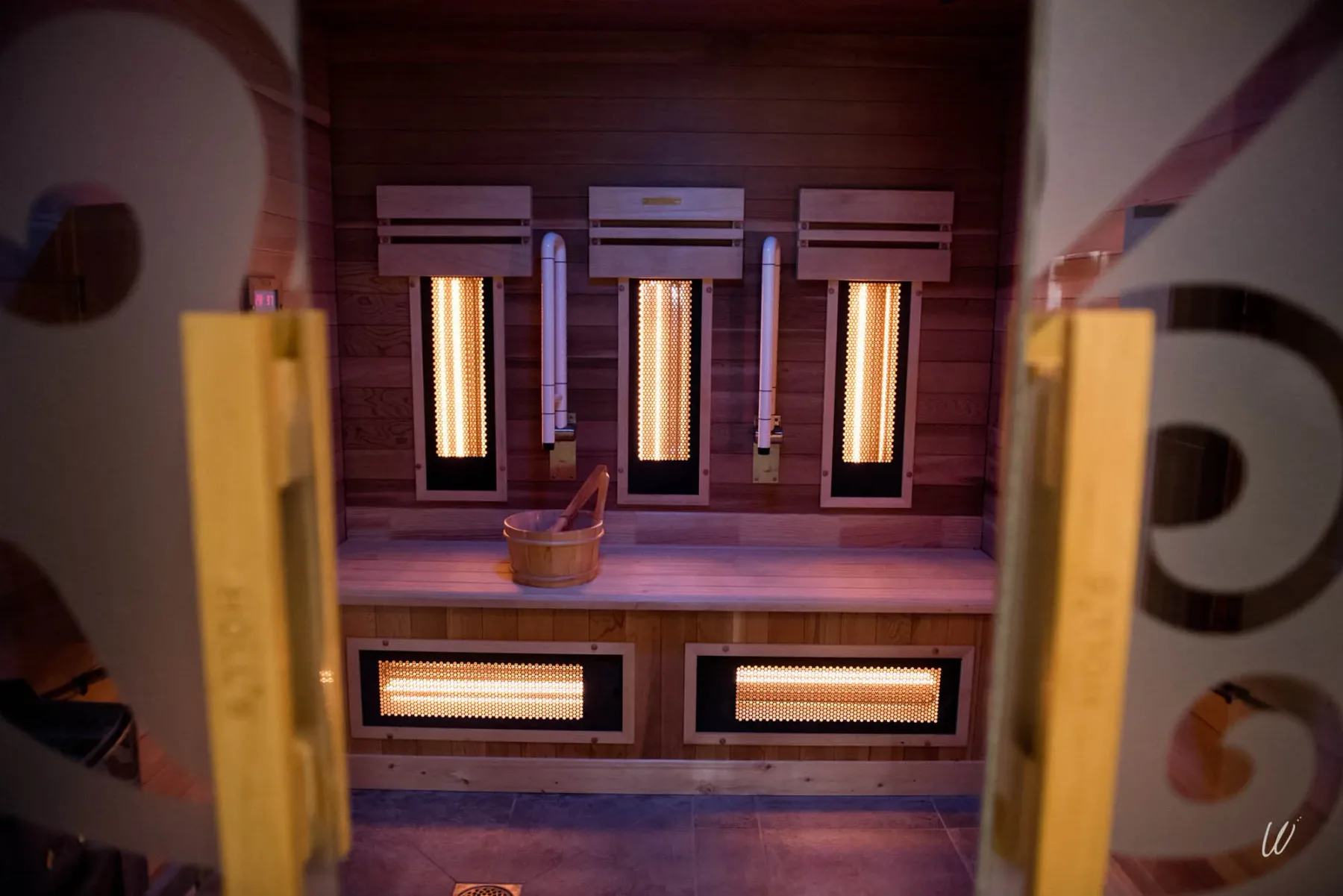 Sauna at the hotel