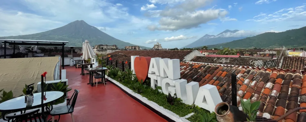 Fondo de la terraza