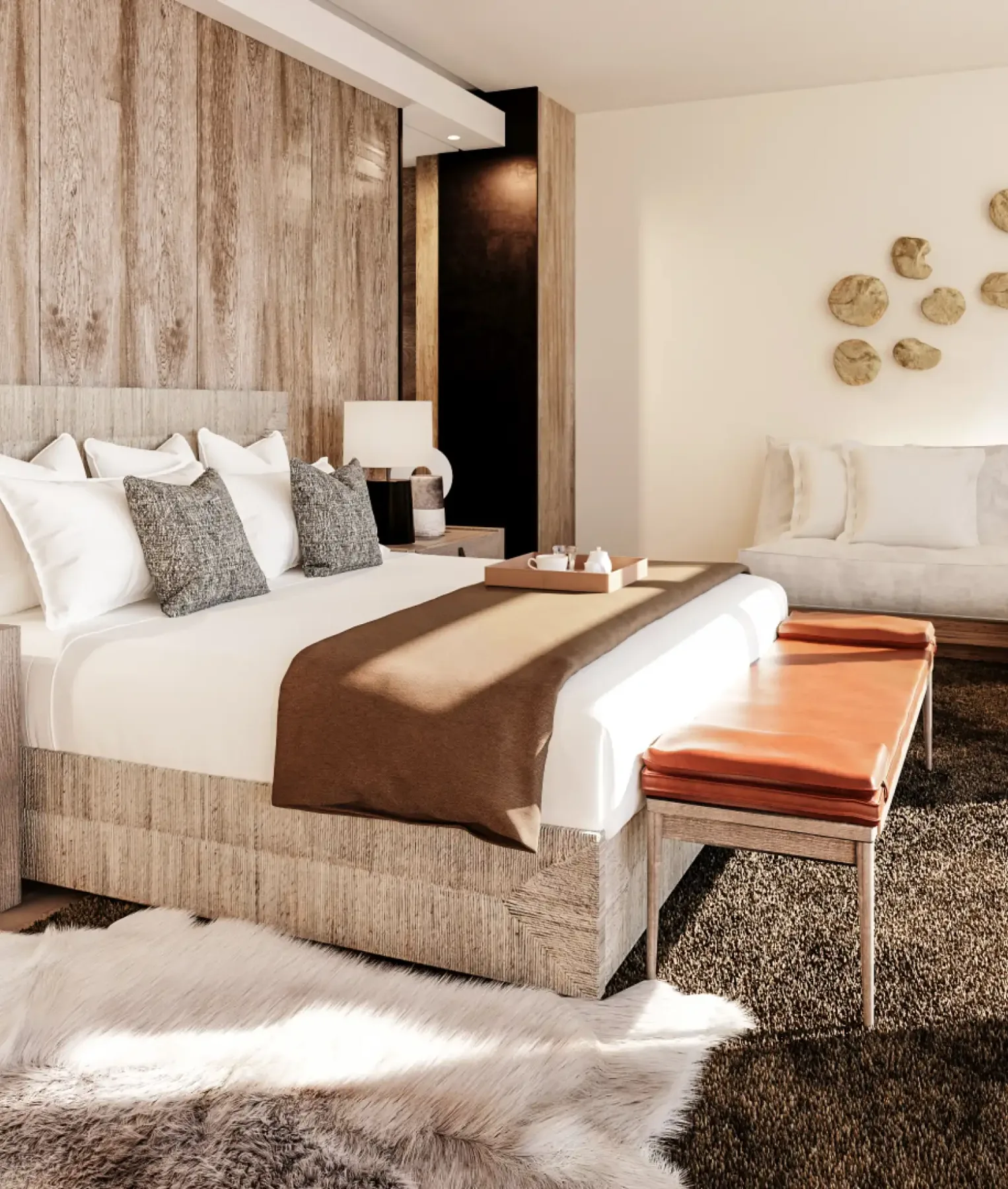 Penthouse bedroom