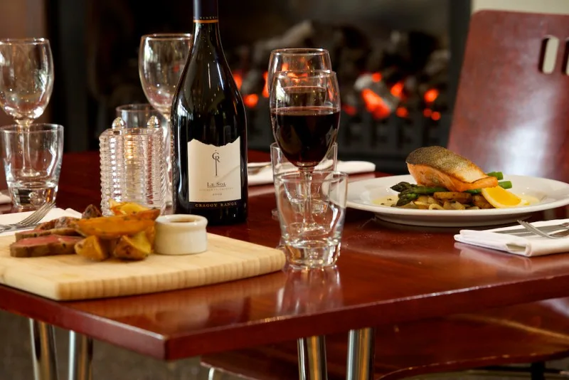 Onsite restaurant and bar