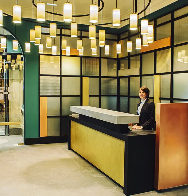 Hotel lobby
