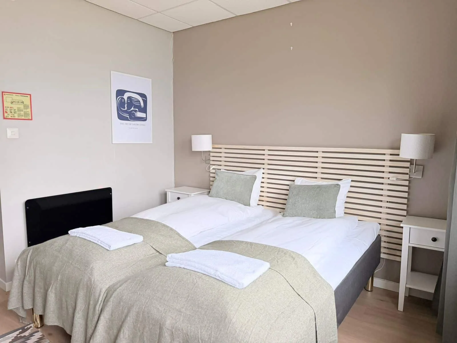 Guest room at Sogn Hotel