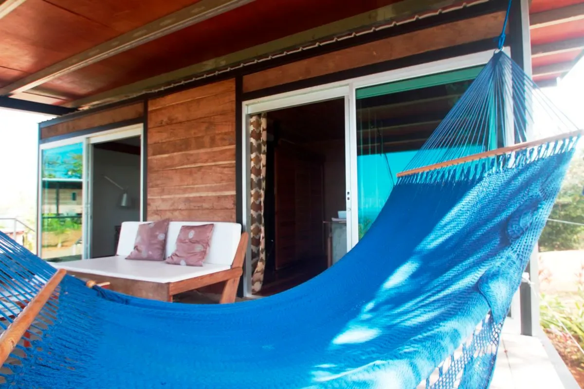 Bungalow terrace with hammock