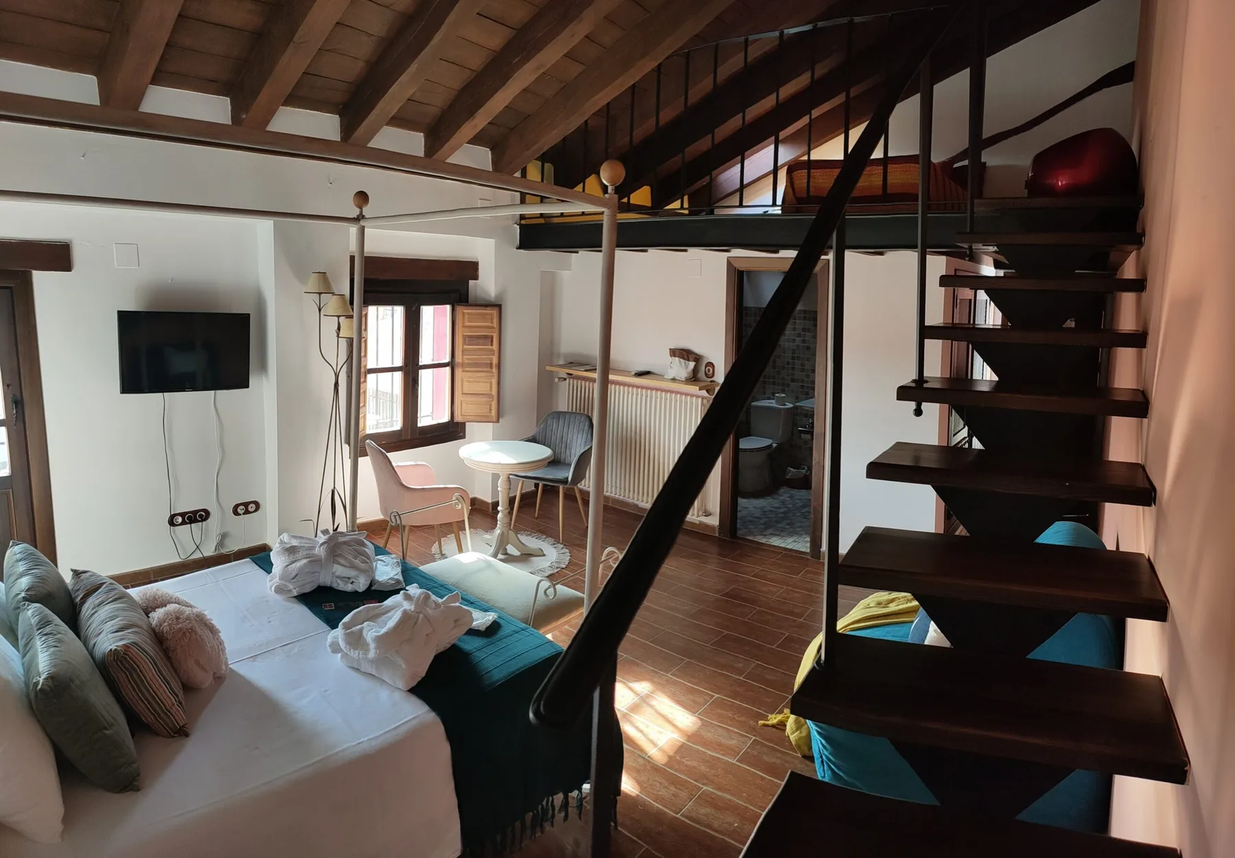 Interior de una habitación de hotel