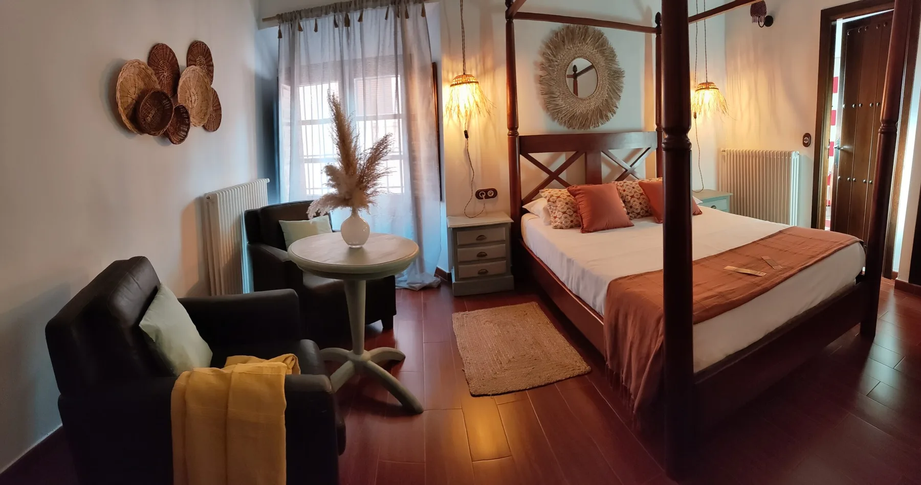 Interior de una habitación de hotel
