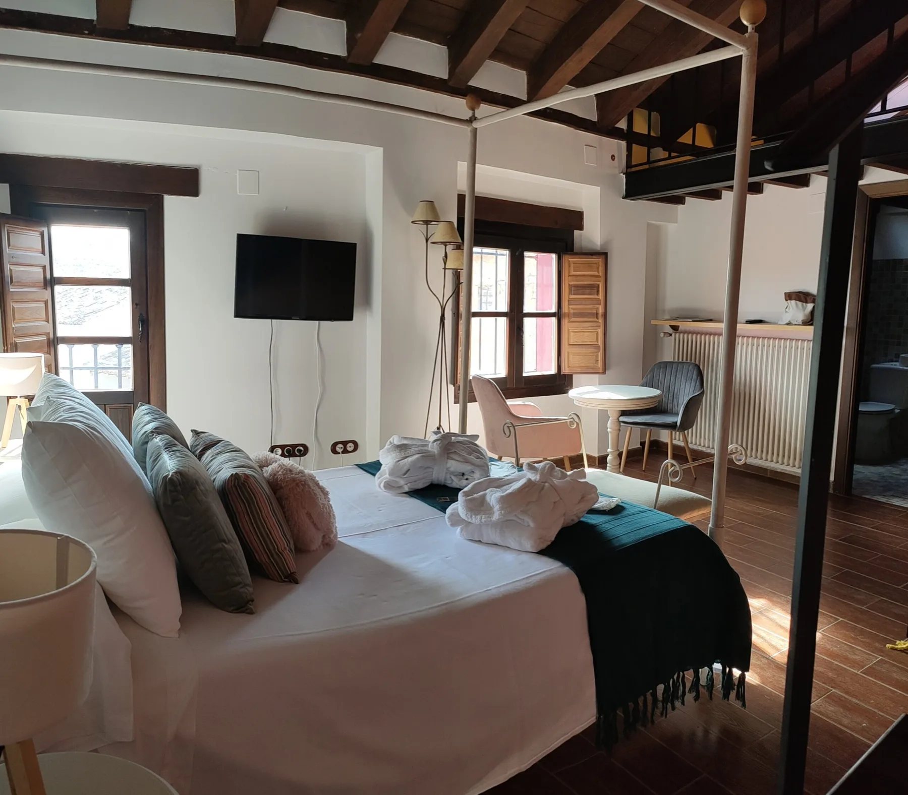 Interior de una habitación de hotel