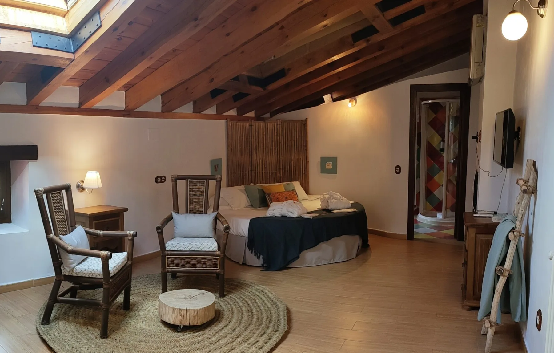Interior de una habitación de hotel