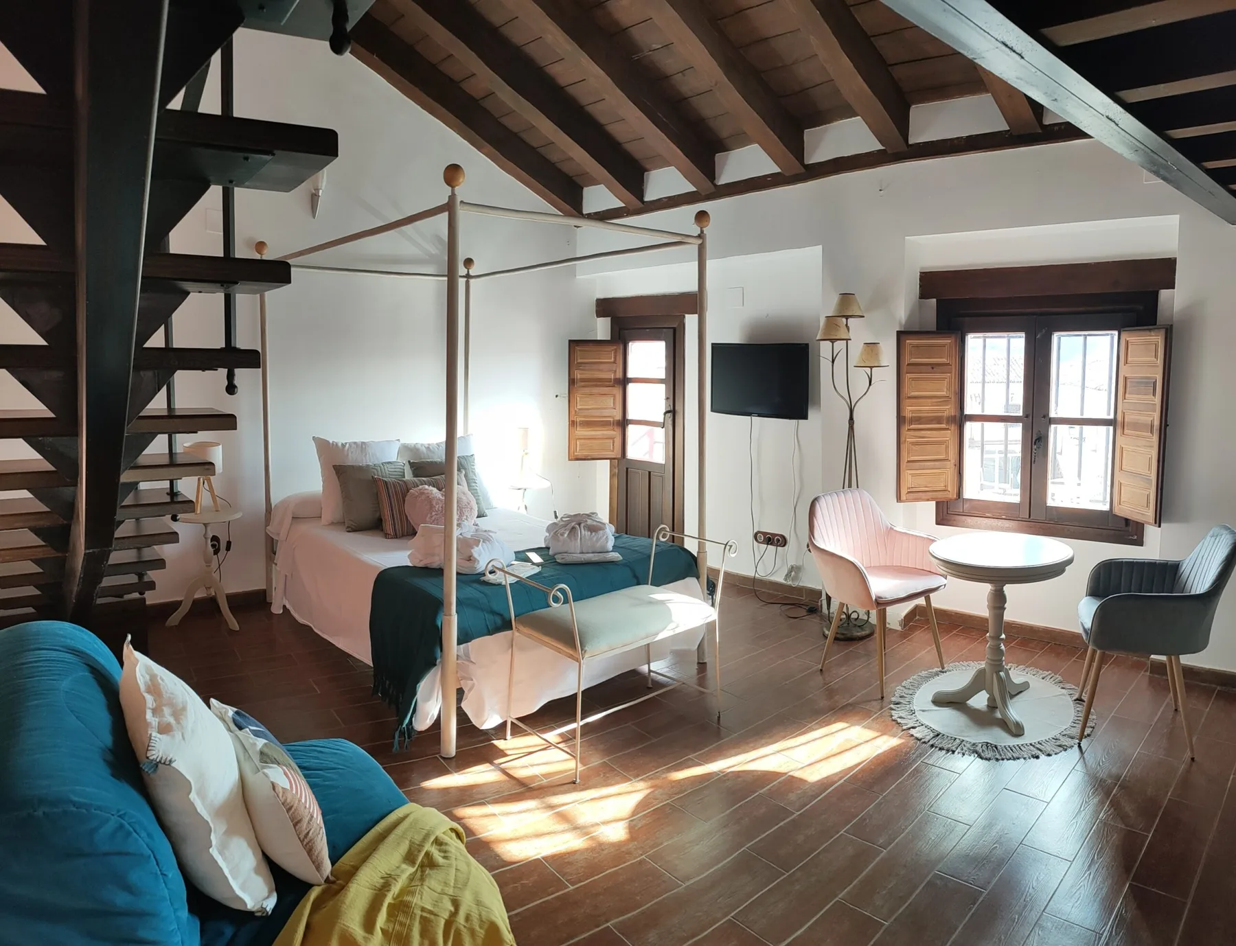 Interior de una habitación de hotel