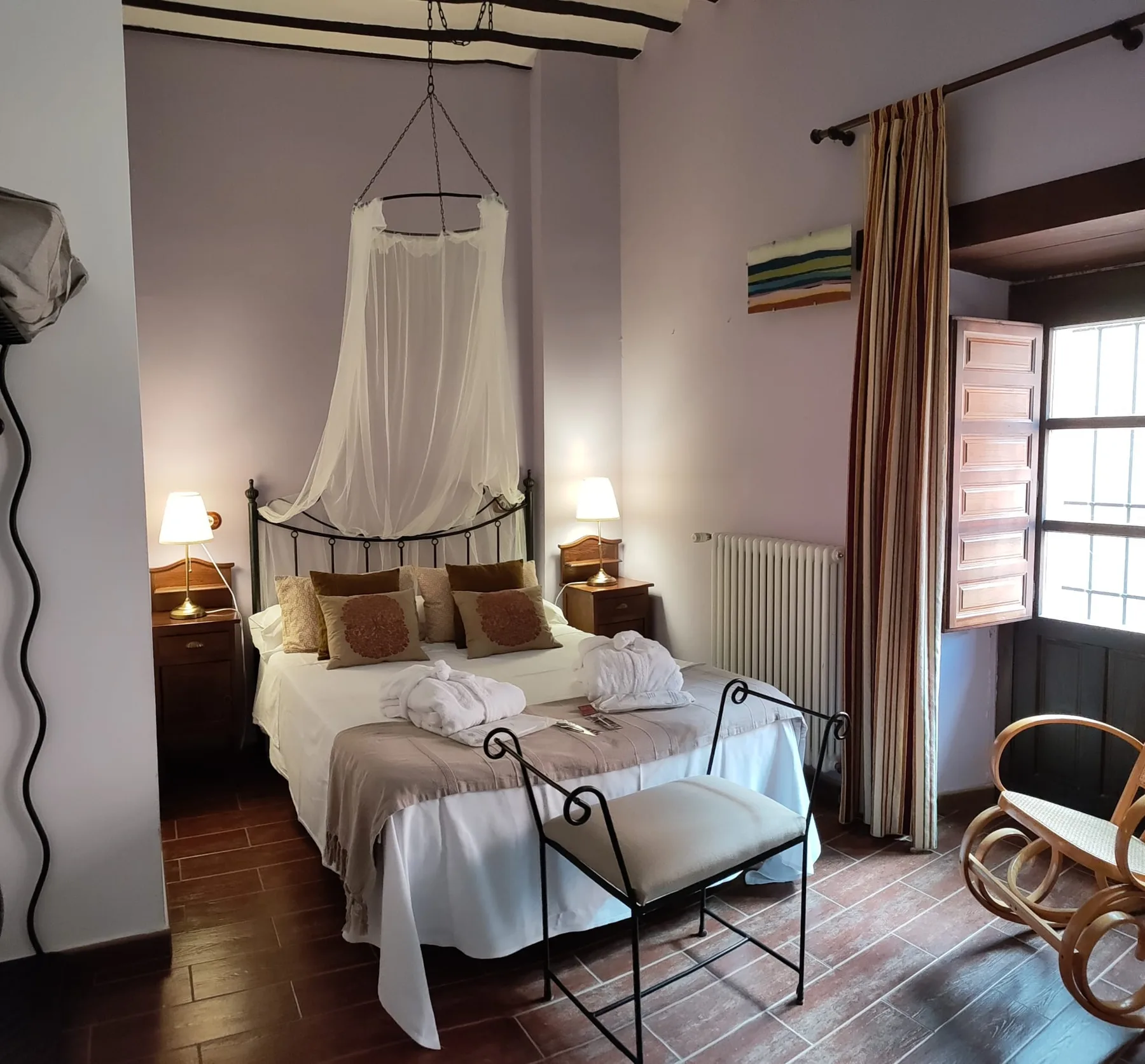 Interior de una habitación de hotel