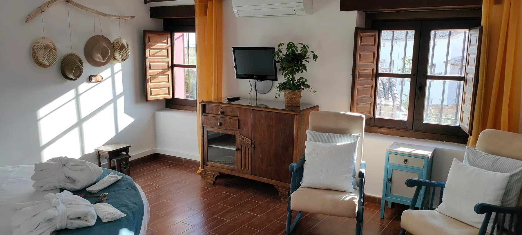 Interior de una habitación de hotel