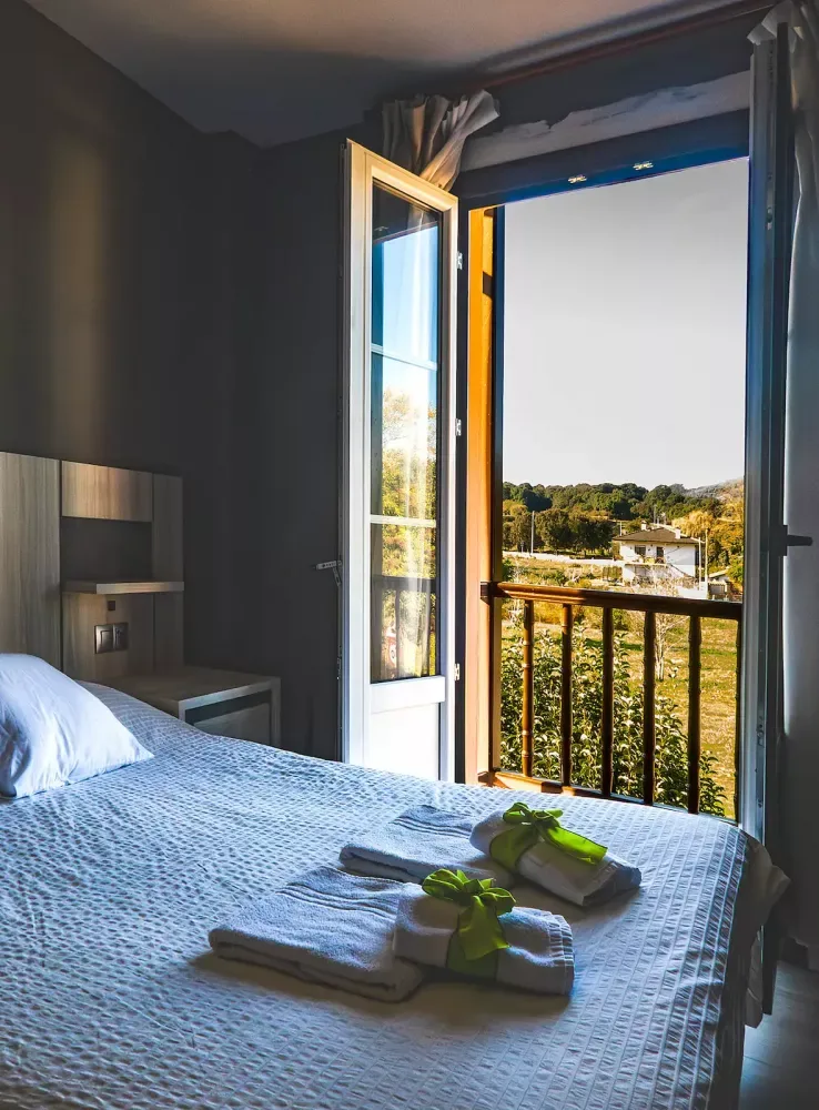 Balcony and natural views from room 101