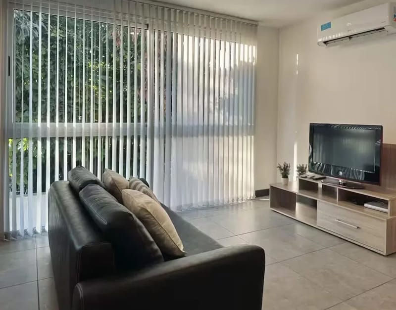 Stylish 1BR w/ AC & Mountain Views